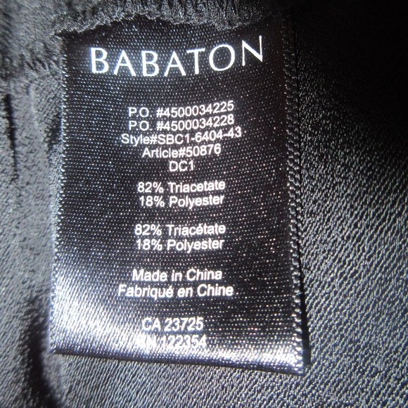 Babaton Aritzia Classic  Women Black Pants Small - Picture 7 of 10